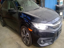 2017 HONDA CIVIC, BLACK, EX-L MODEL, 1.5L TURBO, AT.   A26333